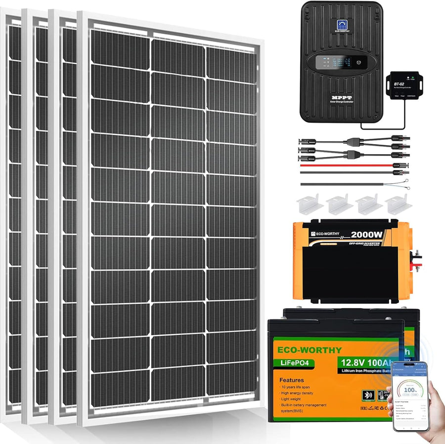 ECO-WORTHY Solar Battery/Inverter System